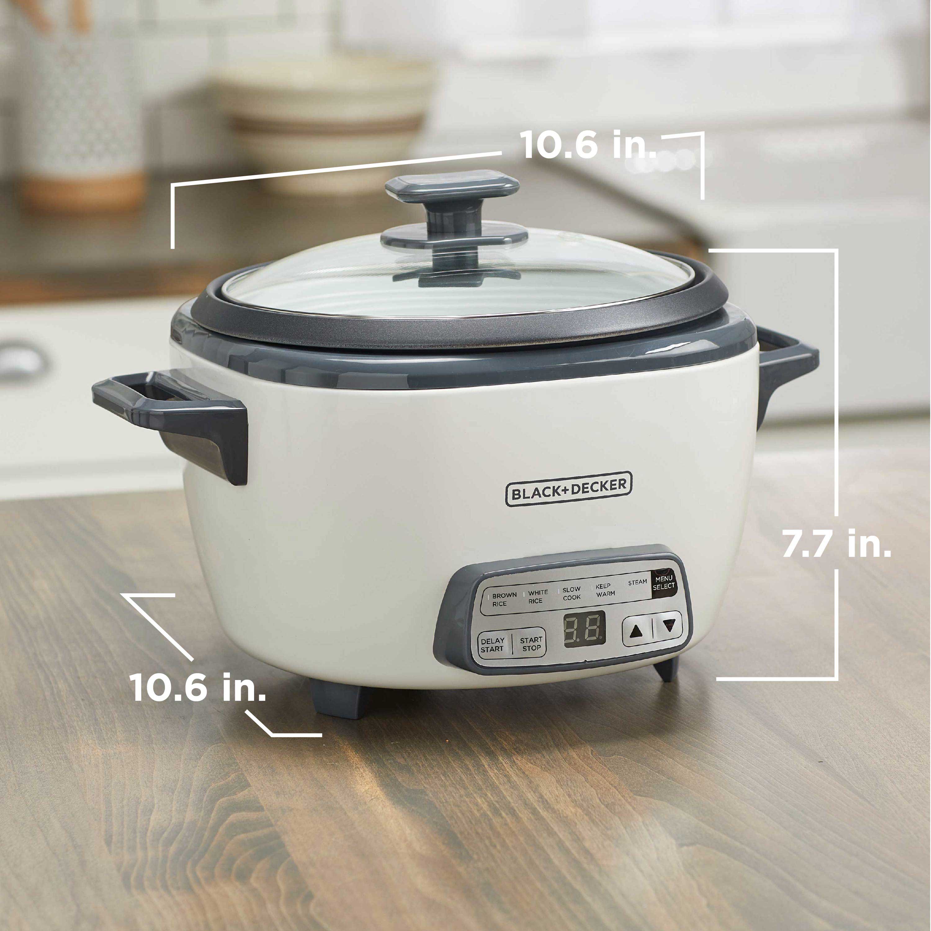 14 Cup Digital Rice Cooker and Steamer RCD514 BLACK DECKER